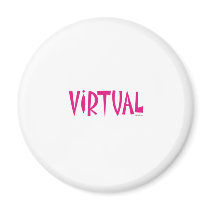 Virtual Pink Fridge Magnets