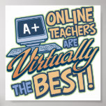 Virtually the Best Online Teacher posters