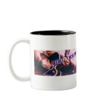 "Virtuoso" Guitar Player Watercolor mugs
