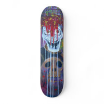 Virus Bloody Skull Skateboard
