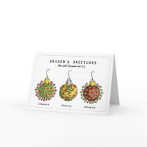 Virus Ornaments Card
