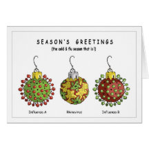 Virus Ornaments Card