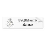 Vis Medicatrix Naturae bumpersticker