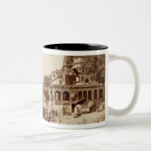 Vishnu Pud and Other Temples, Benares (sepia photo Coffee Mug