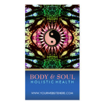 Visionary Forest YinYang NewAge Business Cards