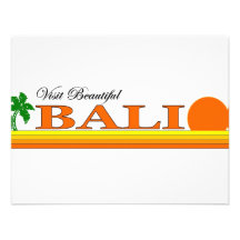 Visit Beautiful Bali, Indonesia Personalized Invitation
