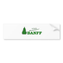 Visit Beautiful Banff Bumper Stickers