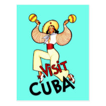 Visit Cuba Vintage Travel postcards
