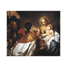 Visit from the 3 Wisemen Canvas Print