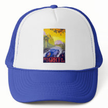 Visit Greece By Car - Vintage Travel Hats