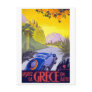 Visit Greece By Car - Vintage Travel Post Cards
