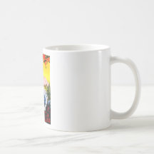 Visit Greece ~ Vintage Automobile Travel Ad Mug