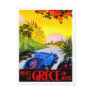 Visit Greece ~ Vintage Automobile Travel Ad Postcards