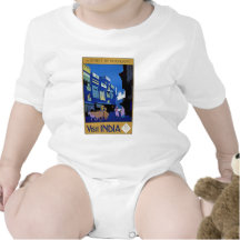Visit India Vintage Travel Art T-shirt