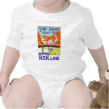 Visit Japan By Japan Mail Baby Bodysuit
