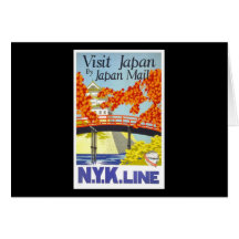 Visit Japan By Japan Mail Greeting Cards