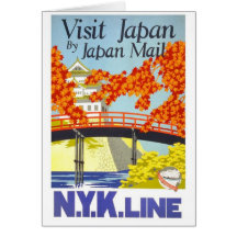 Visit Japan By Mail - N.Y.K. Lines Cards