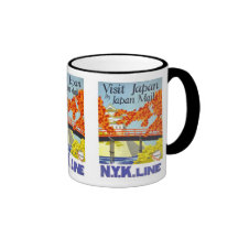 Visit Japan By Mail - N.Y.K. Lines Mugs