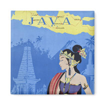 Visit Java Refrigerator Magnet