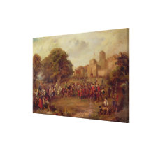 Visit of James I to Houghton Tower Canvas Prints
