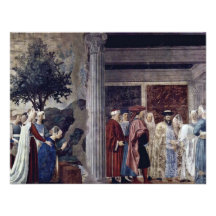 Visit Of The Queen Of Sheba To Solomon., Custom Announcement