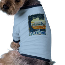 Visit Palestine Dog T-shirt