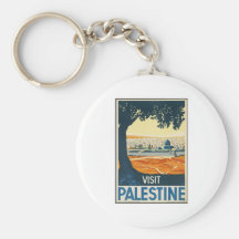 Visit Palestine Key Chain