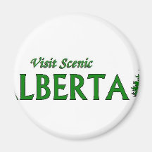 Visit Scenic Alberta Magnets