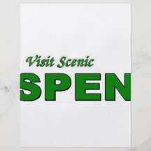 Visit Scenic Aspen, Colorado Personalized Flyer