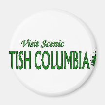 Visit Scenic British Columbia Refrigerator Magnet