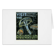 Visit the Aquarium - WPA Poster -