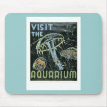 Visit the Aquarium - WPA Poster -