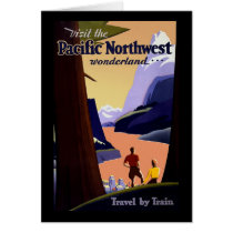 Visit The Pacific Northwest Greeting Cards