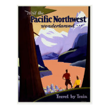 Visit the Pacific Northwest Postcard