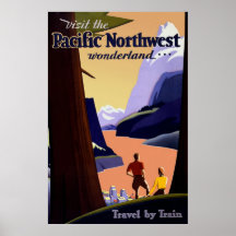 Visit The Pacific Northwest Print