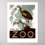 Visit the Zoo - WPA Poster -
