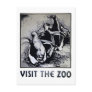 Visit the Zoo - WPA Poster -