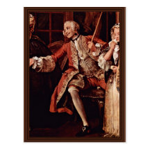 Visit To The Quack Detail " By Hogarth William Post Card