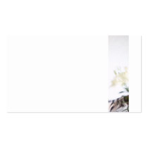 Visitenkarte flowers blumen floral vintage elegant