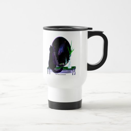 Visitors to the Space Outpost commuter mug