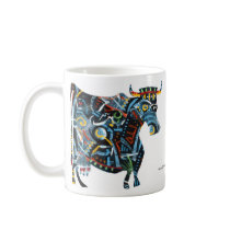 Visual Blues: Cow Mug
