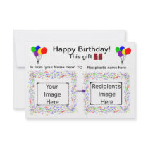 Visual Cues Card : Birthday