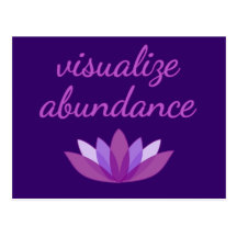 Visualise Abundance with Lotus Post Cards