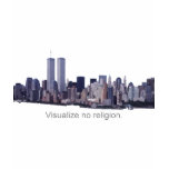 Visualise no Religion t-shirts