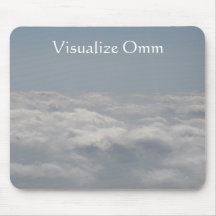 Visualise Omm high above the clouds Mousepad