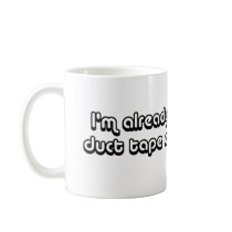 Visualising Duct Tape Over Your Mouth Coffee Mug