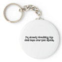Visualizing Duct Tape Over Your Mouth keychains