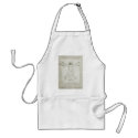 Vitruvian Man by Leonardo da Vinci aprons