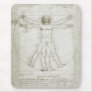 Vitruvian Man by Leonardo da Vinci Mousepad