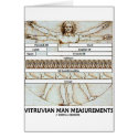 Vitruvian Man Measurements cards